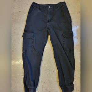 Shein black cargo pant petite XS (2)
